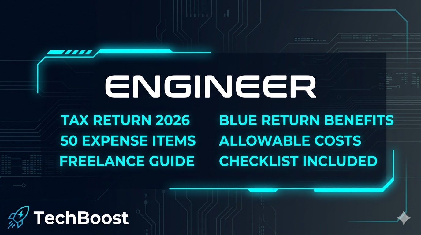 エンジニアが使える確定申告経費50選【2026年版チェックリスト】