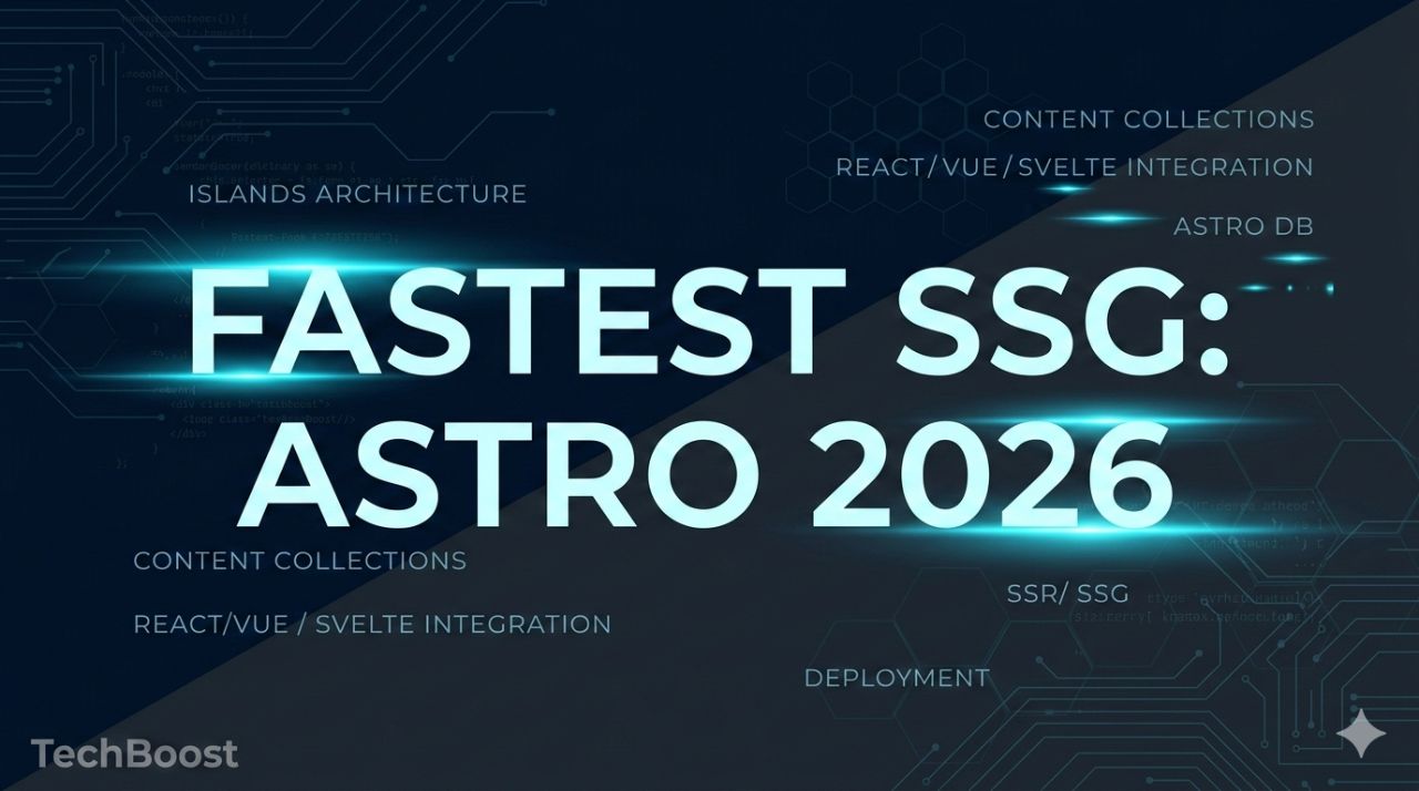 Astro完全ガイド2026 - 最速の静的サイト生成フレームワーク