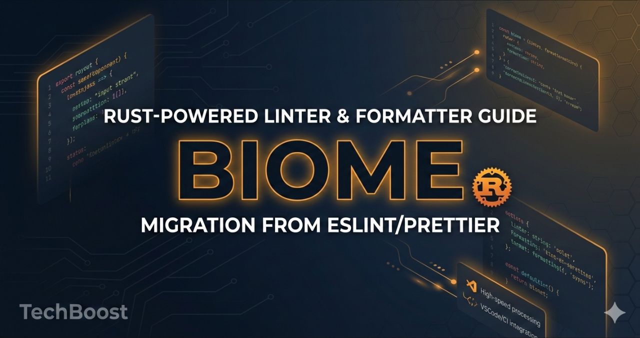 Biome完全ガイド - Rust製高速リンター＆フォーマッターの決定版
