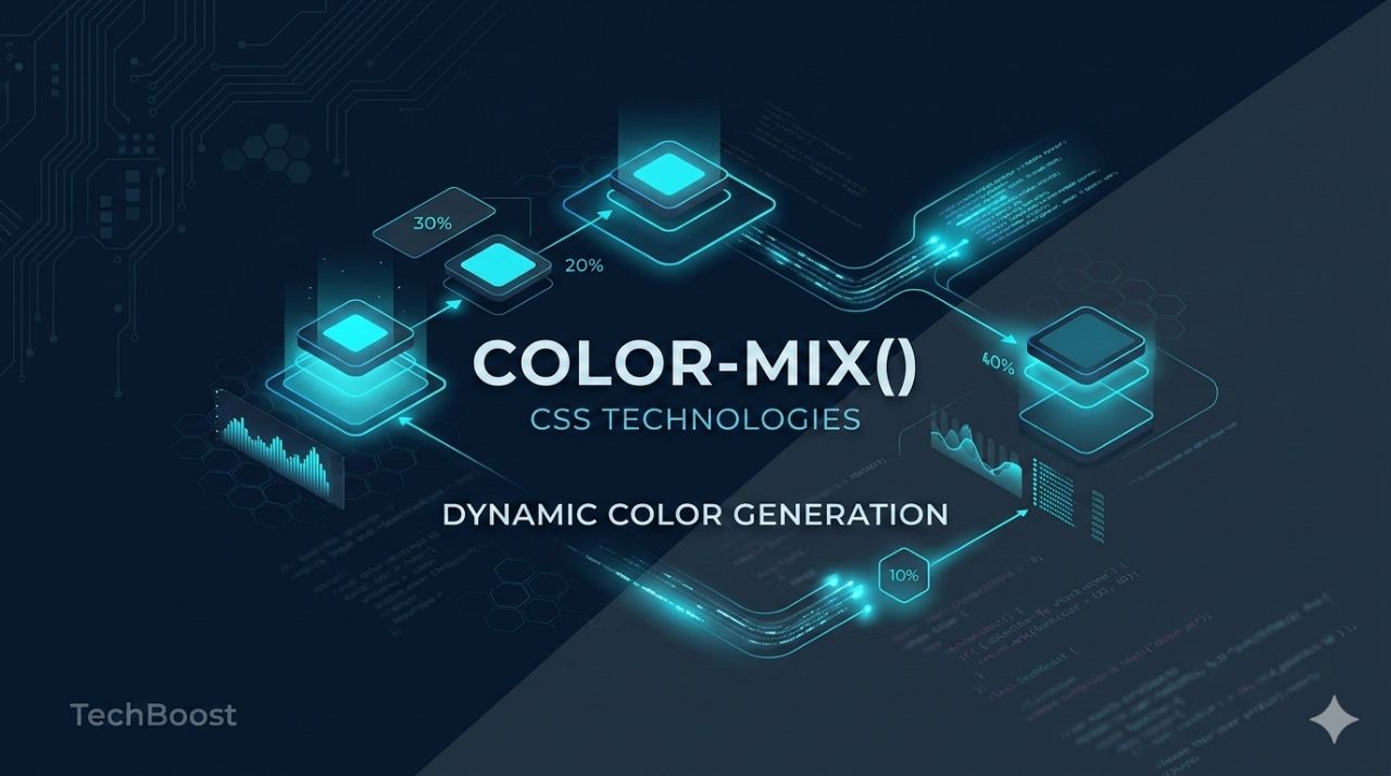 CSS color-mix()関数の実践活用：動的カラー生成テクニック
