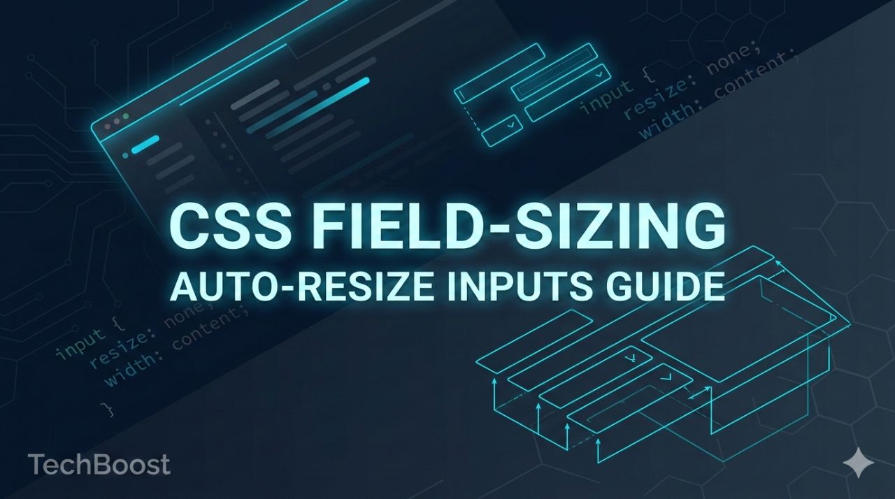 CSS field-sizing プロパティ完全ガイド - 入力欄を自動リサイズ
