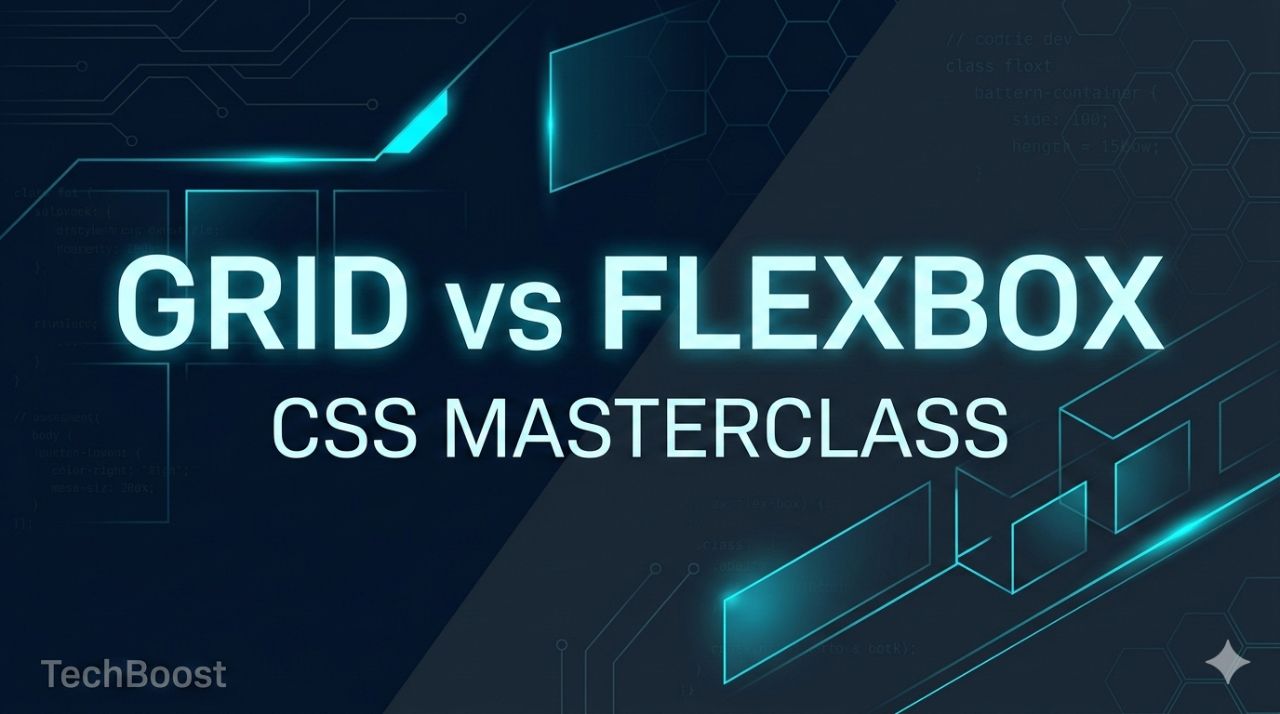CSS Grid vs Flexbox 完全マスター — 使い分けガイド2026年版