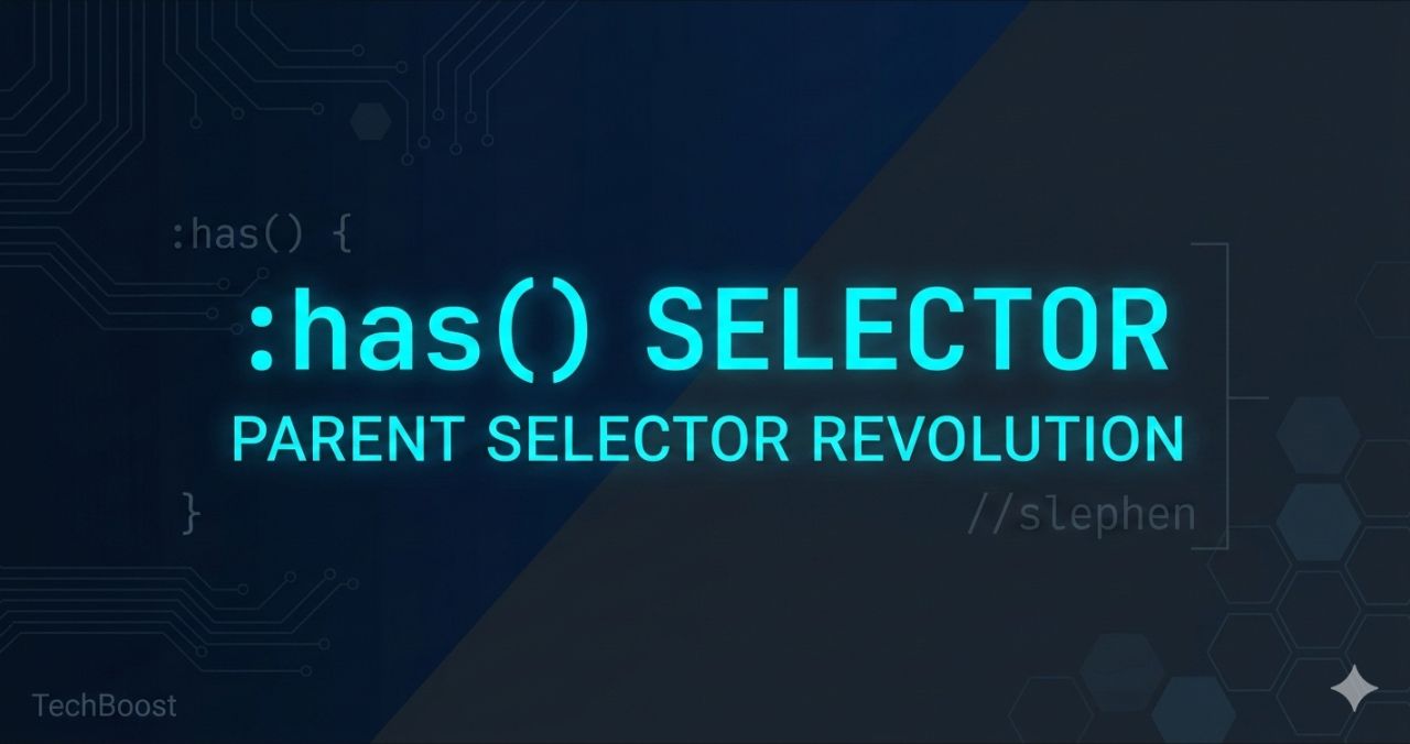 CSS :has()セレクタ完全ガイド2026: 親要素セレクタの革命的活用法