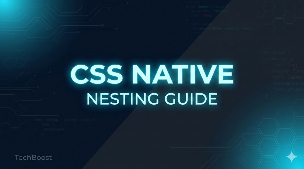 CSSネイティブネスティング詳解: Sass不要の時代へ