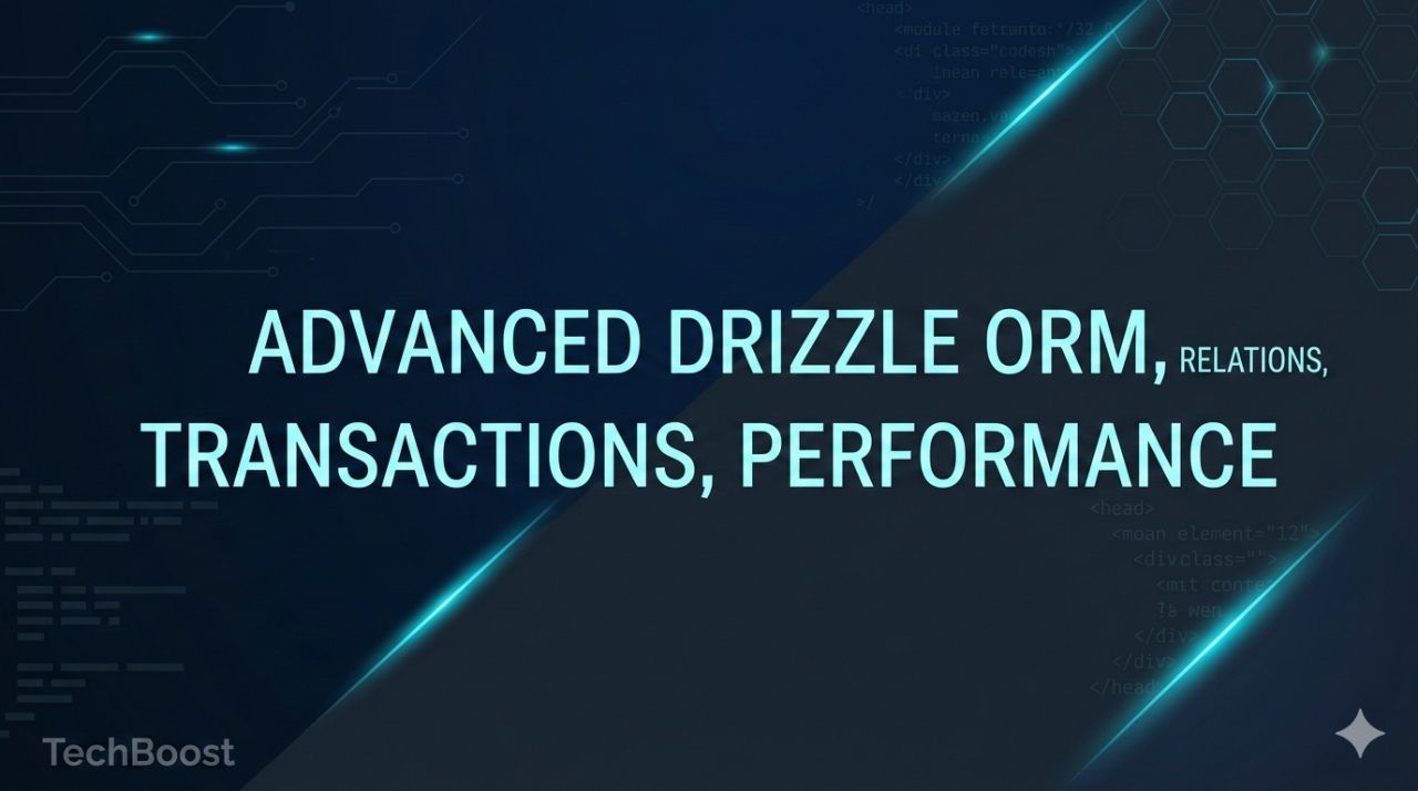 Drizzle ORM高度な使い方ガイド - リレーション、トランザクション、パフォーマンス最適化