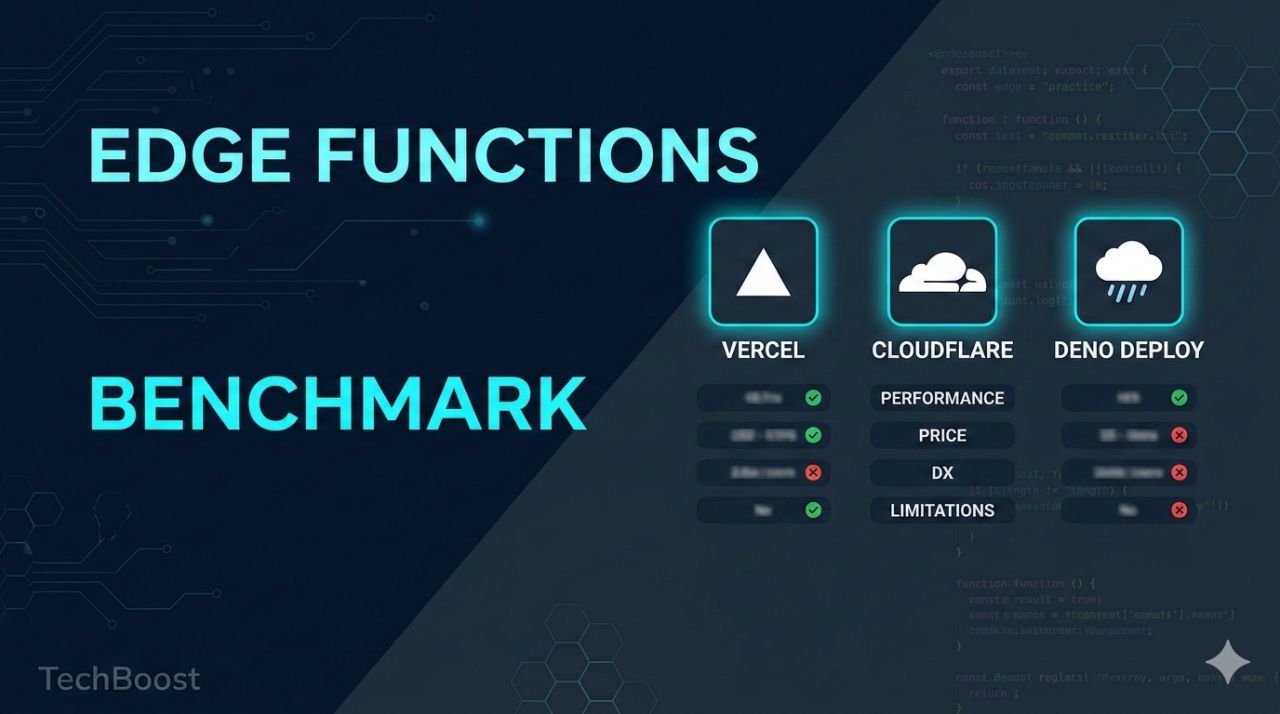 エッジファンクション徹底比較 - Vercel vs Cloudflare vs Deno Deploy