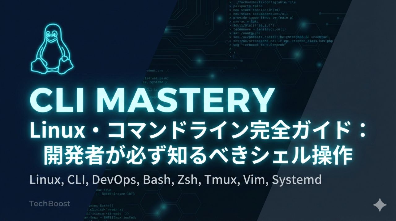 Linux・コマンドライン完全ガイド：開発者が必ず知るべきシェル操作