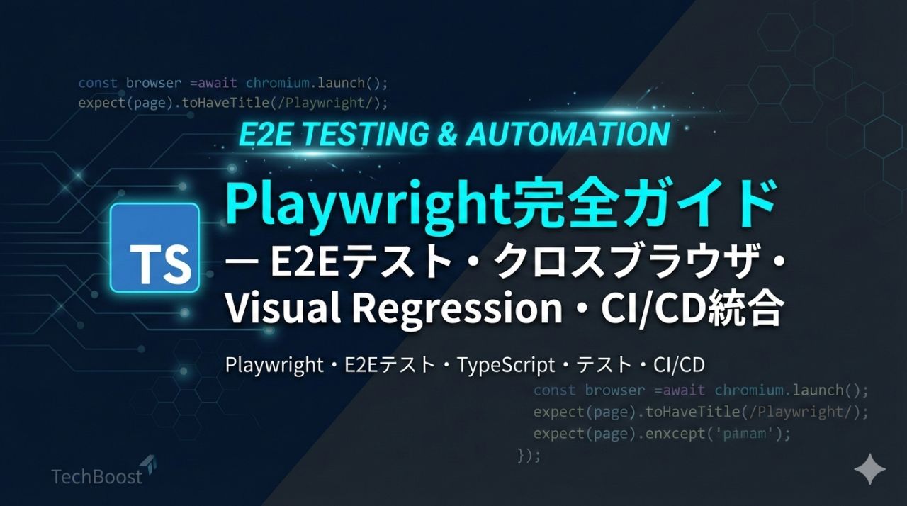Playwright E2Eテスト入門2026 — Cypressを超える次世代テスト自動化