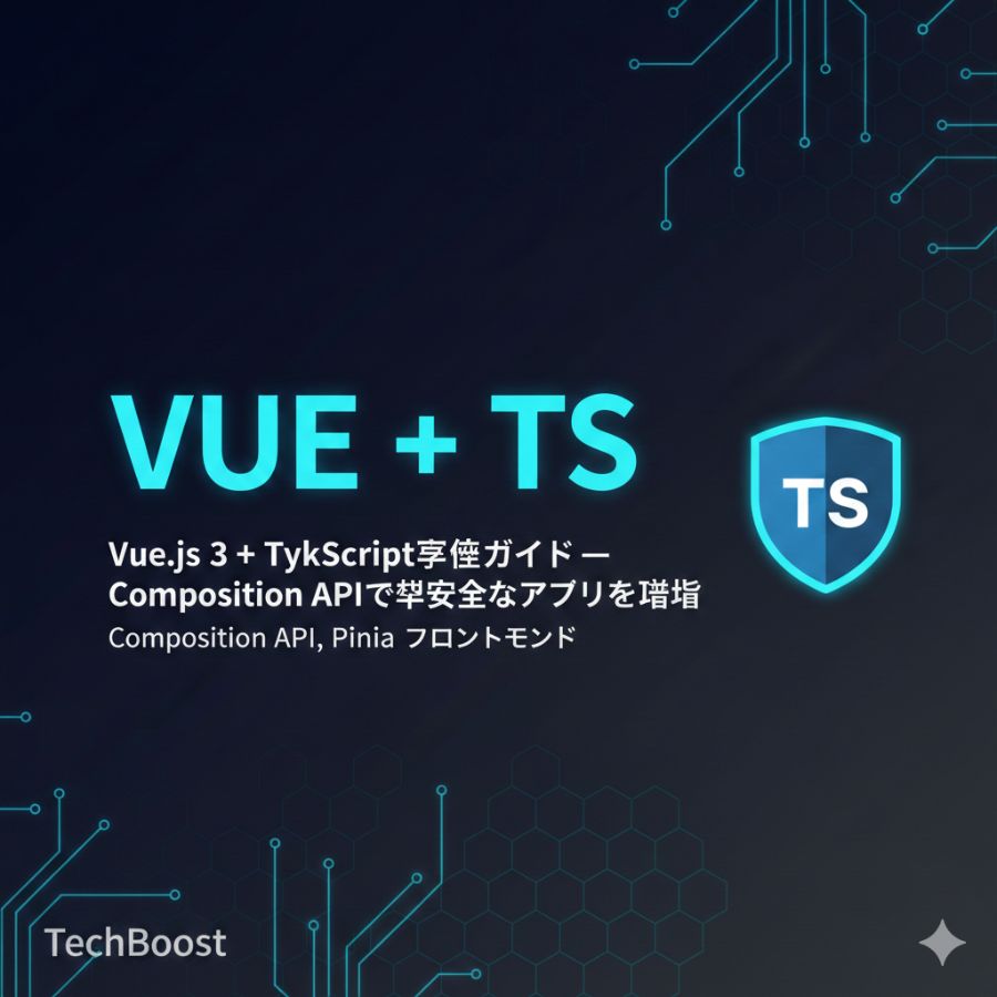 Vue.js 3 + TypeScript実践ガイド — Composition APIで型安全なアプリを構築