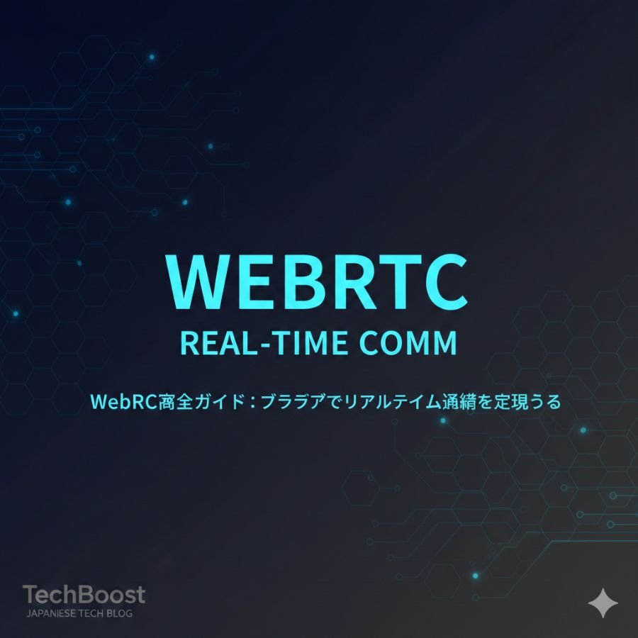 WebRTC完全ガイド：ブラウザでリアルタイム通信を実現する